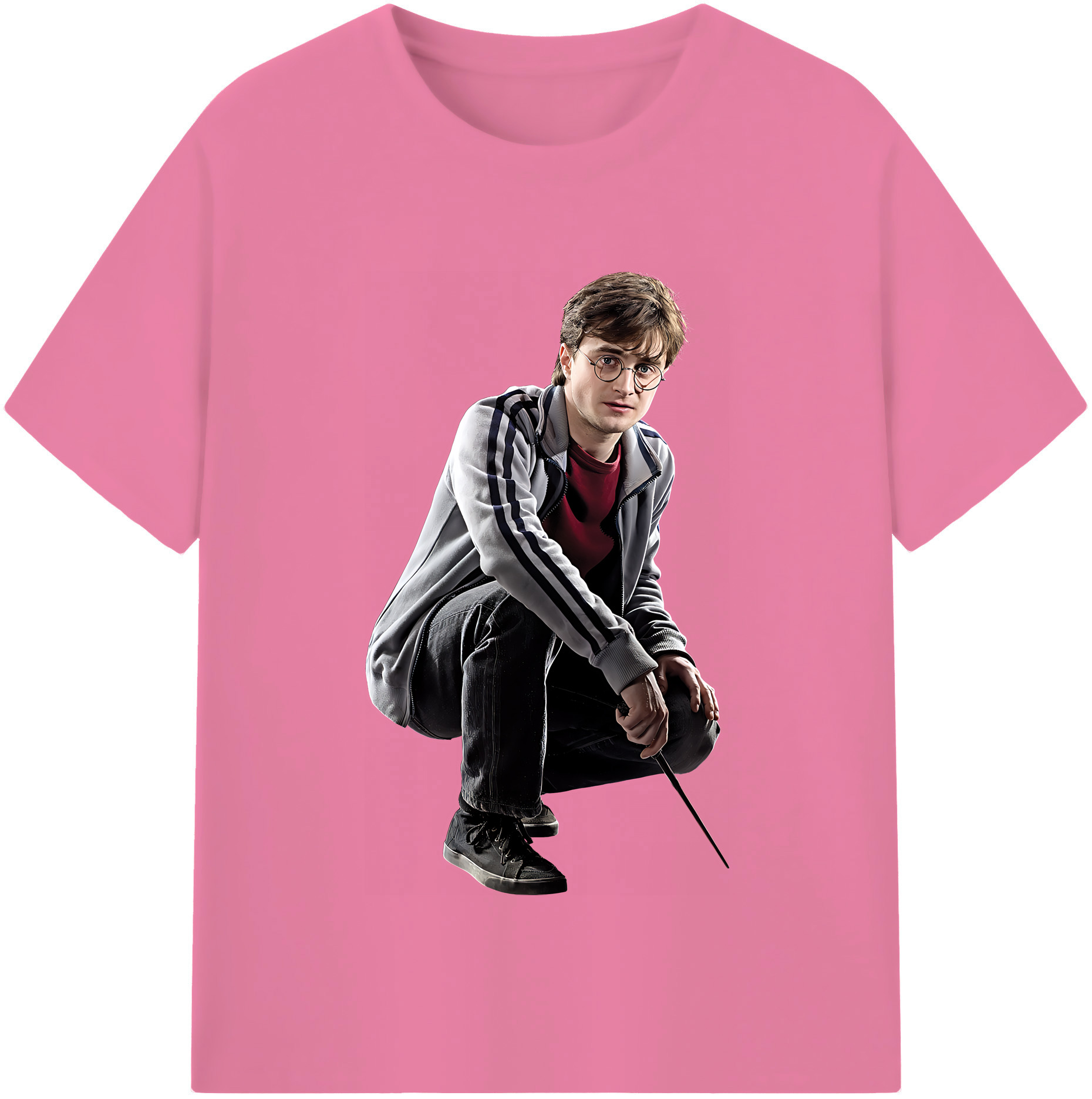 （画像用） Harry Potter ハリー・ポッターシリーズ 綿100％半袖Tシャツ（フロントプリント）